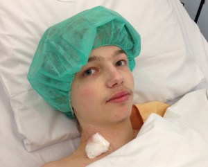 Die kleurencombi doet niemand goed. 