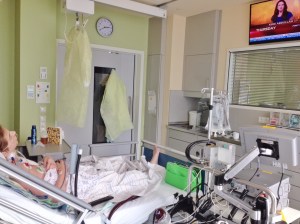 Eenpersoonskamer, mét grote tv