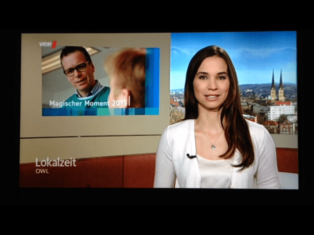 Filmpje van Krijn op WDR Lokalzeit OWL op 17 december 2015